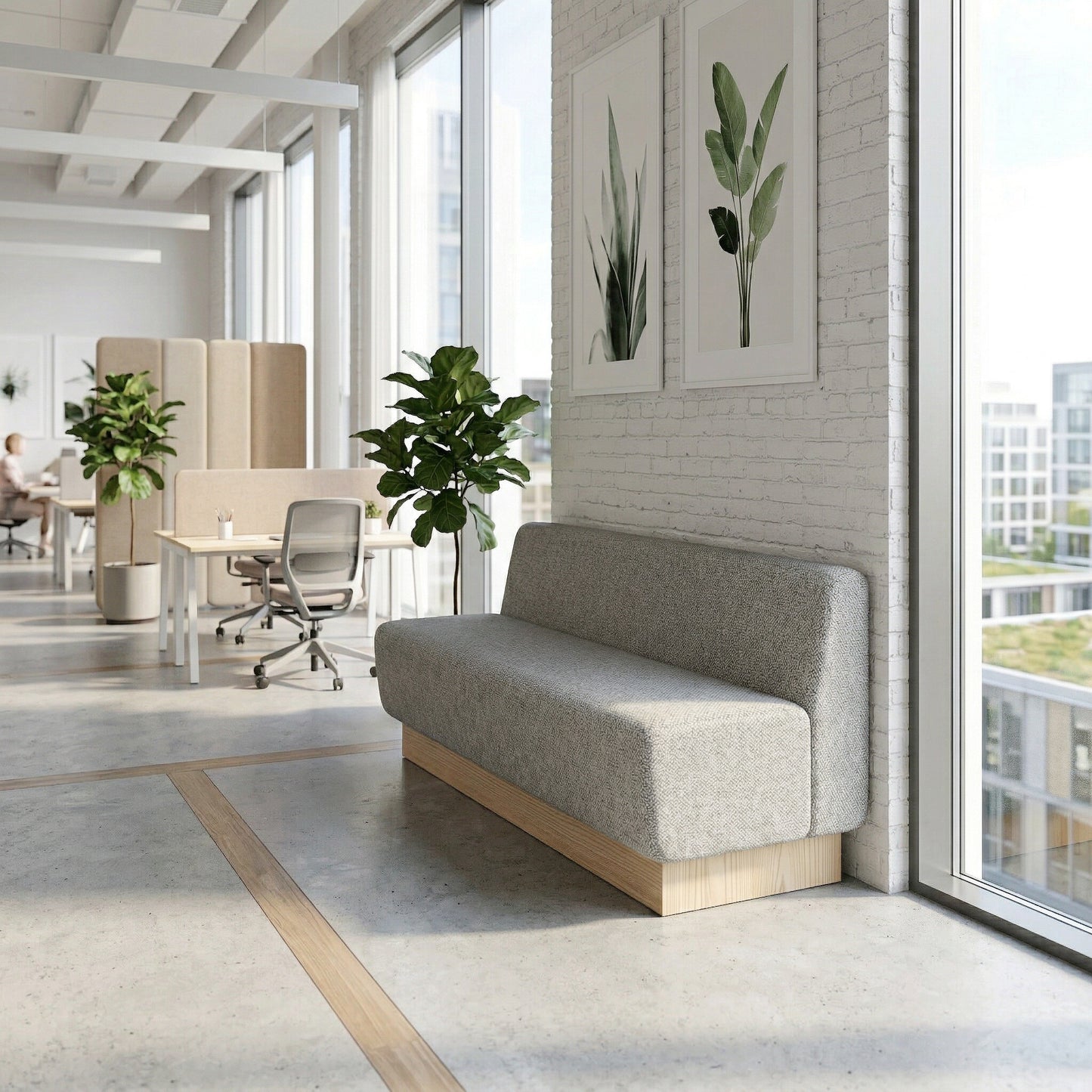 Join Sofa High Back with Plinth
