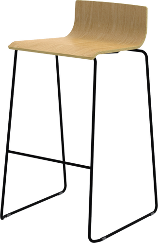 Liberty Sled Barstool 750H