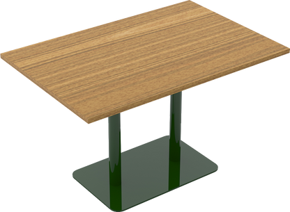 Soft Radius Double Stem Table