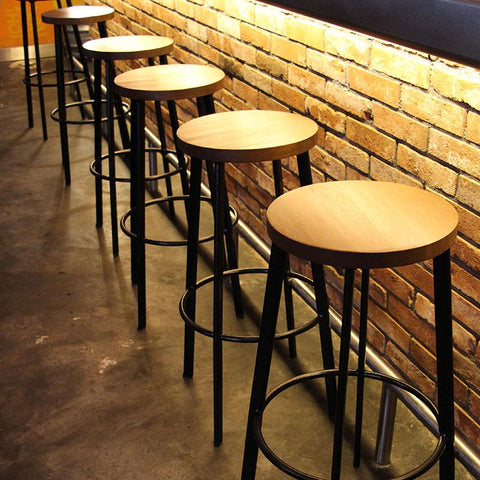 Tate Stools with timber seat